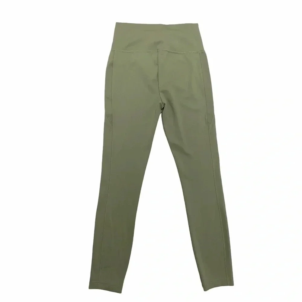 RACHAEL ZOE High Waisted Leggings Green Pocket Athletic Pants Activewear Size XS
